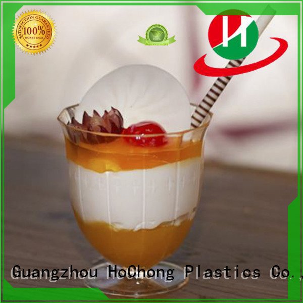 2 Oz Clear Hard Plastic Mini Dessert Cups Short Stem Wine Glasses Clear Plastic Dessert Cups With Lids Shooter Ovensafe Hochong Brand